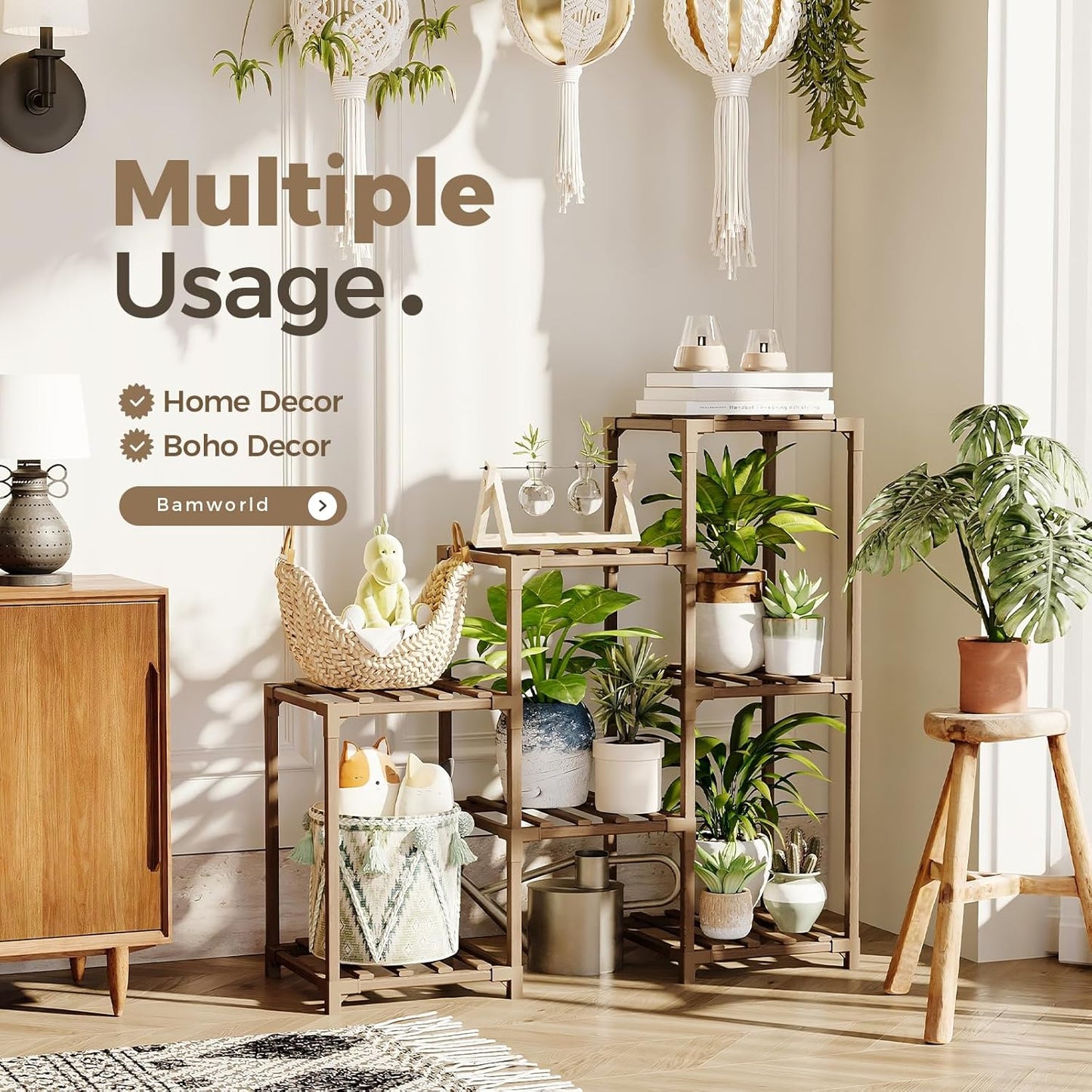 Meuble de Présentation pour Plantes d'Intérieur Bamworld